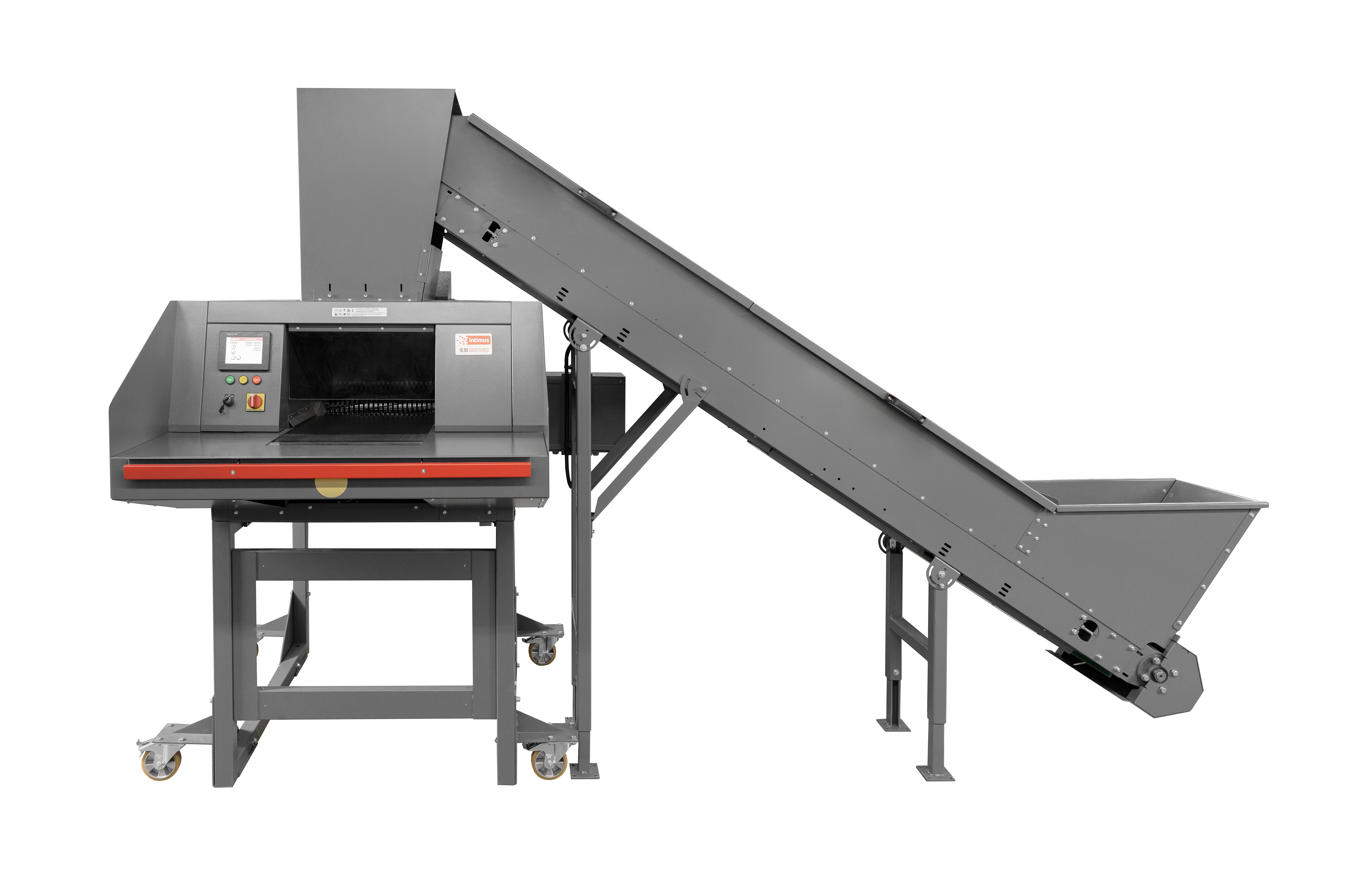 Intimus 16.99 SmartShred مع ناقل التفريغ الأفقي (6 × 50 مم)