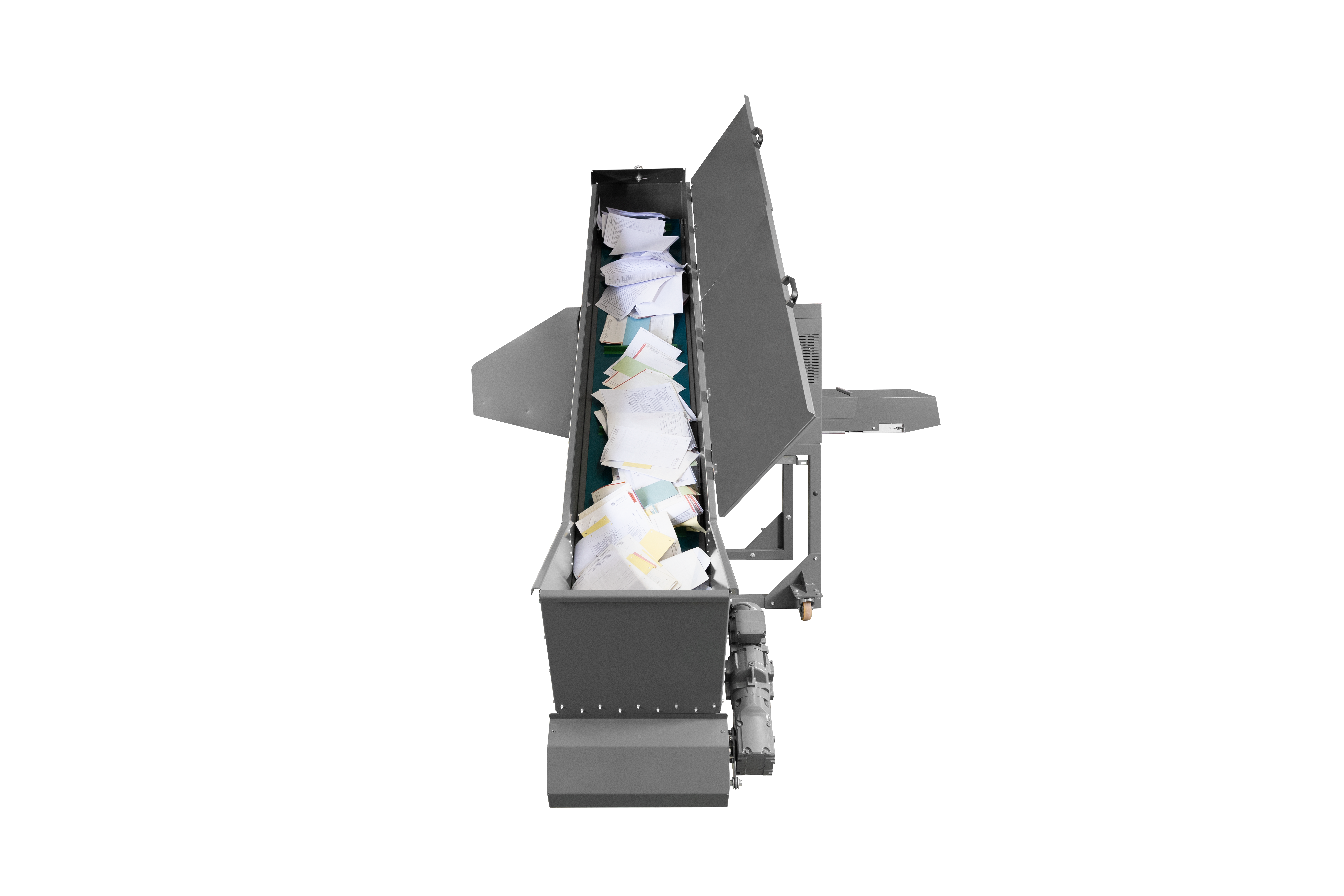 16.99 SmartShred with horizontal discharge conveyor (6x50 mm)