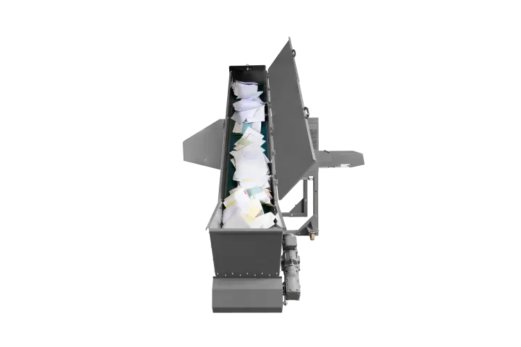16.99 SmartShred with horizontal discharge conveyor (6x50 mm)