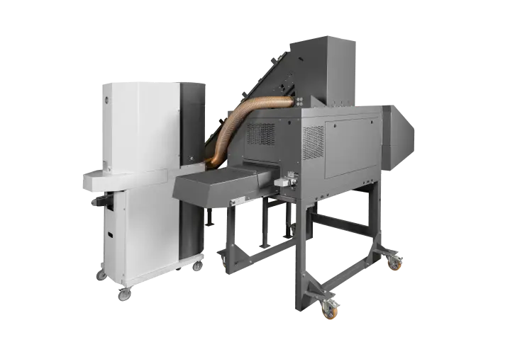 16.99 SmartShred with horizontal discharge conveyor (6x50 mm)